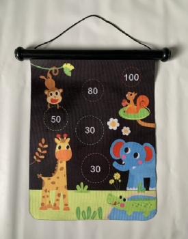 Flannel Magnetic Dartboard 010