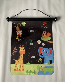 Flannel Magnetic Dartboard 010