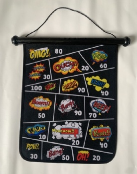 Flannel Magnetic Dartboard 012