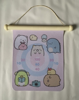 Flannel Magnetic Dartboard 013