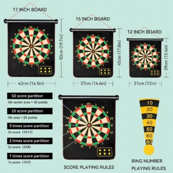 绒布磁性飞镖靶 002